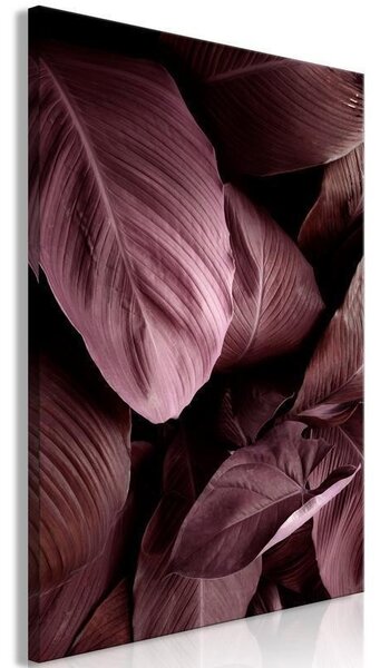 Quadro - Velvet Leaves (1 Part) Vertical