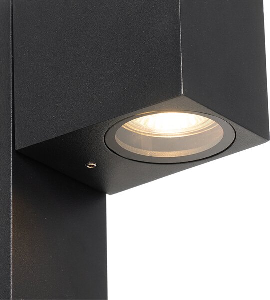 Lampada da esterno industriale da terra nera 35 cm IP44 - Baleno
