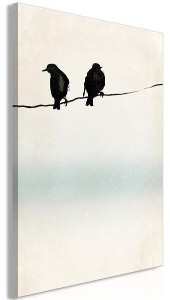 Quadro - Frozen Sparrows (1 Part) Vertical