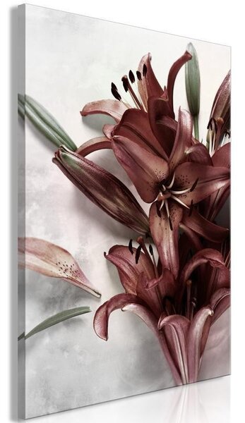 Quadro - Floral Form (1 Part) Vertical