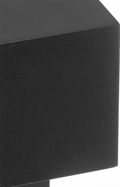 Lampada da esterno industriale da terra nera 35 cm IP44 - Baleno