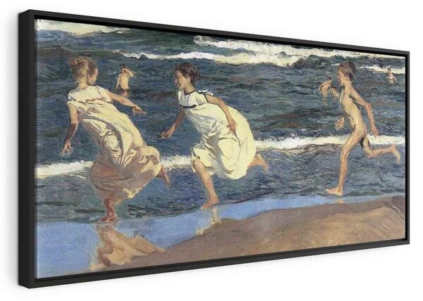 Quadro - Running along the Beach (Joaquín Sorolla y Bastida)