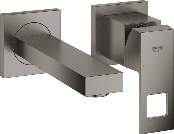 Grohe Eurocube Mélangeur lavabo 2 trous, montage encastré, saillie 171mm, 19895AL0, 19895AL0
