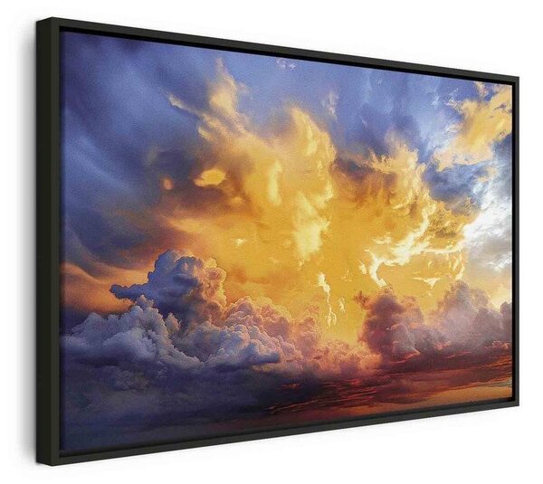 Quadro - Beautiful Sunset - Clouds in Warm Shades