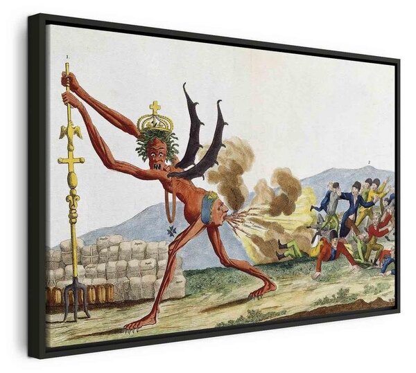 Quadro - Caricature of the English Government (Jacques-Louis David)