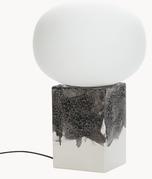 Lampada da tavolo a LED in vetro soffiato Magma One