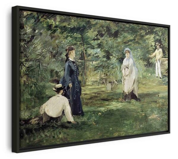 Quadro - La Partie de croquet à Paris (Edouard Manet)