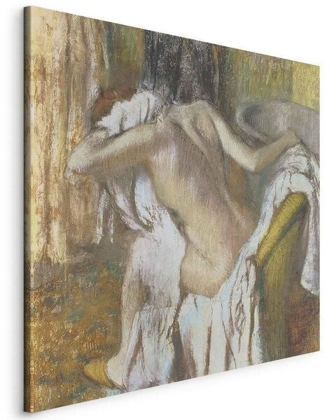 Quadro - Woman drying herself (Edgar Degas)