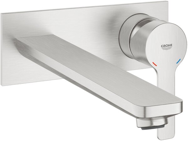 Grohe Lineare 2 trous pour lavabo, montage mural, saillie 207mm, 23444DC1, 23444DC1
