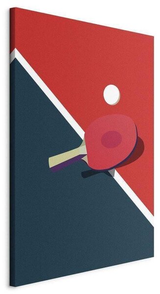 Quadro - Table Tennis - Racket and Ball on the Table