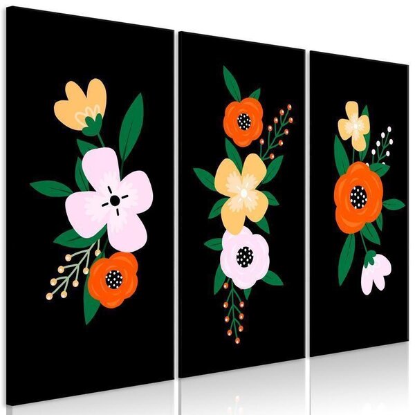 Quadro - Colorful Bloom (3 Parts)