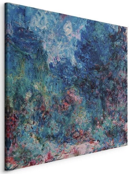 Quadro - La maison de lartiste vue du jardin aux roses (Claude Monet)