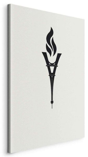 Quadro - Torch Shaped Like an Inverted Eiffel Tower