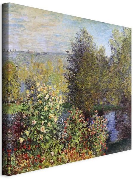 Quadro - Coin de jardin à Montgeron (Claude Monet)