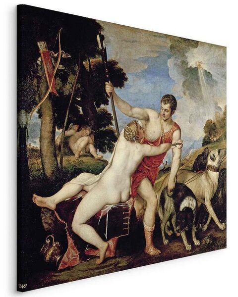 Quadro - Venus and Adonis (Tycjan )