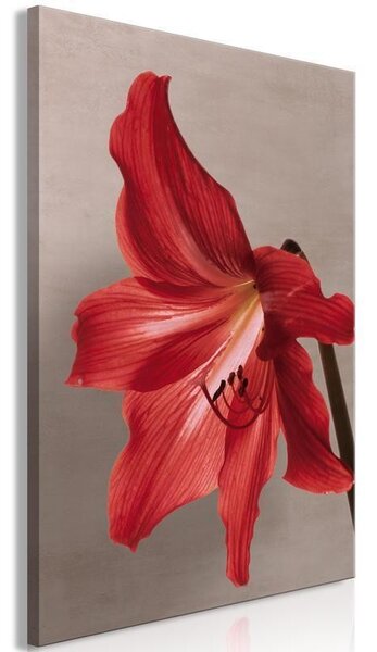 Quadro - Red Flower (1 Part) Vertical