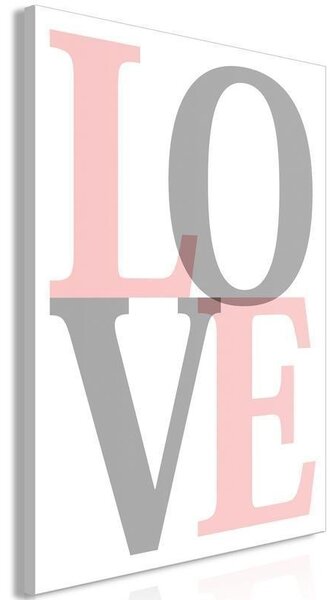 Quadro - Grey Love (1 Part) Vertical