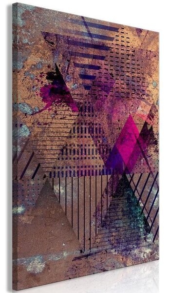 Quadro - Honey Abstraction (1 Part) Vertical
