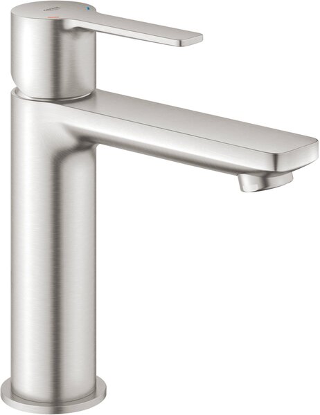Grohe Lineare Mitigeur monocommandé pour lavabo, S-Size, vidage Push-Open, saillie 128mm, 23106DC1, 23106DC1