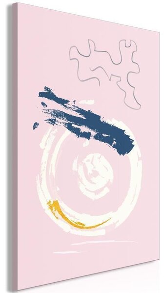 Quadro - Pink Accent (1 Part) Vertical