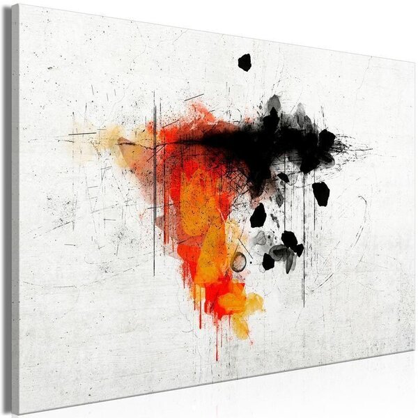 Quadro - Expression of Red (1 Part) Wide