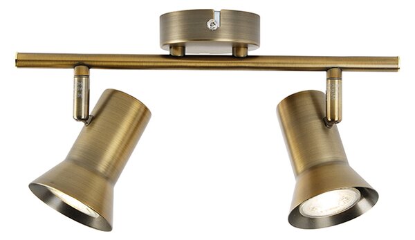 Faretto da soffitto bronzo orientabile e inclinabile - Karin 2