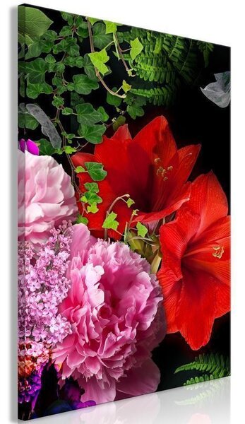 Quadro - Floral Symphony (1 Part) Vertical