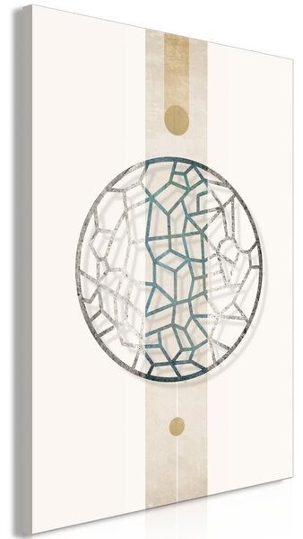 Quadro - Circle with Artistic Details (1-part) - Abstract Shape