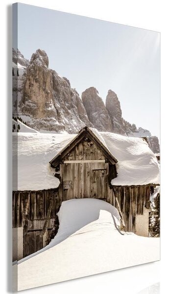 Quadro - Winter in the Dolomites (1 Part) Vertical