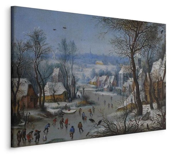 Quadro - Winter Landscape with a Bird Trap