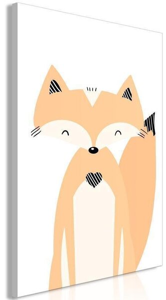 Quadro - Happy Fox (1 Part) Vertical