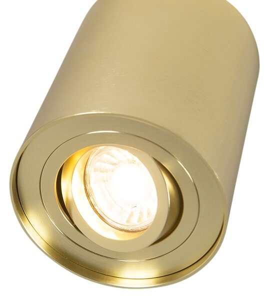 Faretto orientabile e girevole oro/ottone - Rondoo up