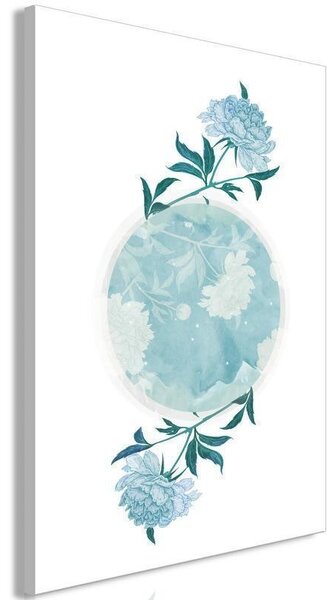 Quadro - Floral Planet (1 Part) Vertical