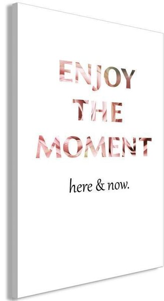 Quadro - Unique Moment (1-part) - English Text on White Background