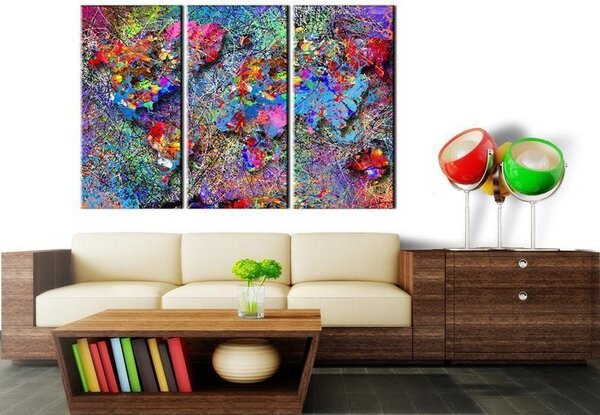 Quadro di sughero - Colourful Whirl
