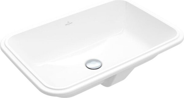 Villeroy & Boch Architectura - Lavabo da incasso, 570x370 mm mm, con sfioratore, bianco alpino 5A776001