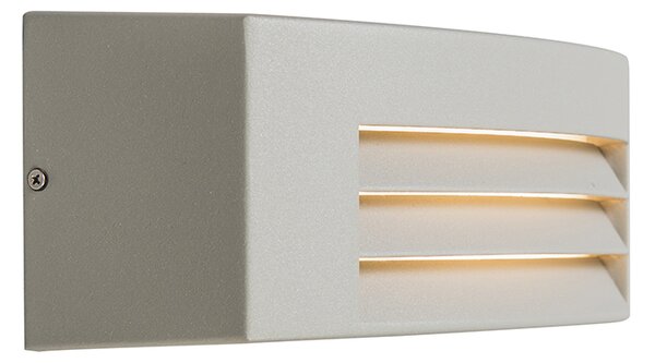 Applique da parete moderna grigia IP44 - Hurricane 1