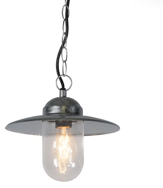 Lampada a sospensione industriale zinco IP44 - Munich