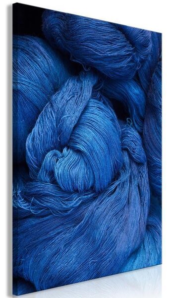 Quadro - Blue Worsted (1 Part) Vertical