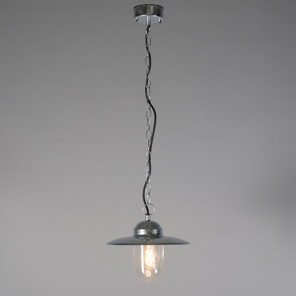 Lampada a sospensione industriale zinco IP44 - Munich