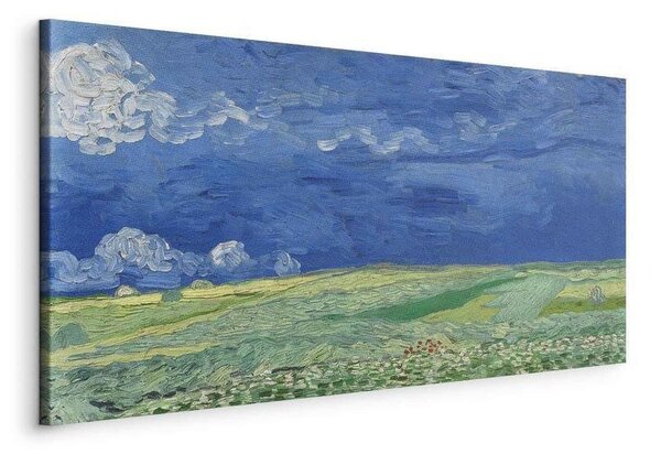 Quadro - Wheatfield under Thunderclouds