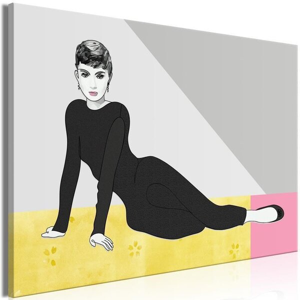 Quadro - Woman in Pastel Hue (1-part) - Film-Inspired Pop Art