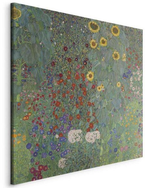 Quadro - Rural Garden With Sunflowers