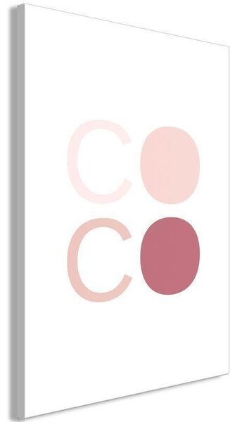 Quadro - Pink Coco (1 Part) Vertical