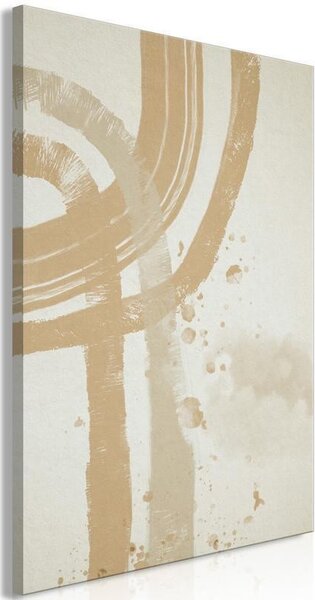 Quadro - Beige Minimalism (1 Part) Vertical