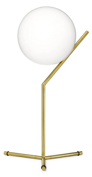 Lampade da tavolo FLOS, IC T1, dimmerabile, Dorato / Ottone, Soggiorno, Metallo, Design