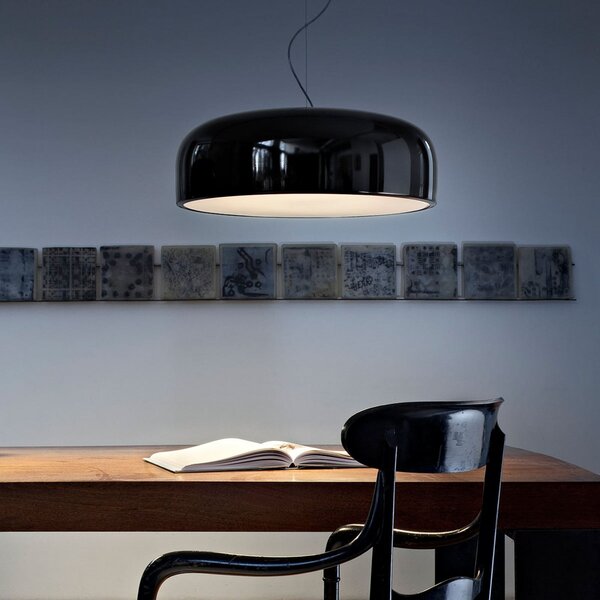 Lampada a sospensione FLOS, Smithfield, dimmerabile, Nero, Soggiorno, Metallo, Design