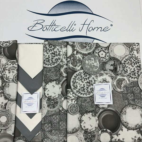 Tovaglia da tavolo con tovaglioli Botticelli Home Porcellane