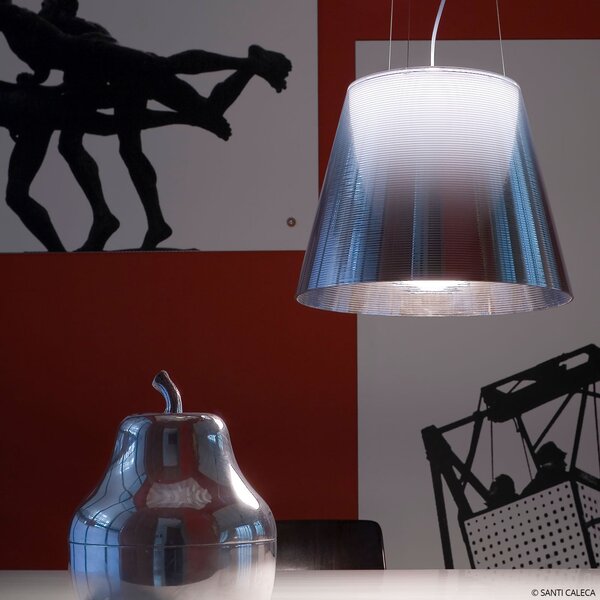 Lampada a sospensione FLOS, KTribe, dimmerabile, Grigio, Soggiorno, Plastica, Design