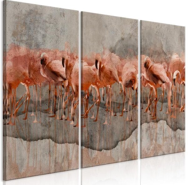 Quadro - Flamingo Lake (3 Parts)